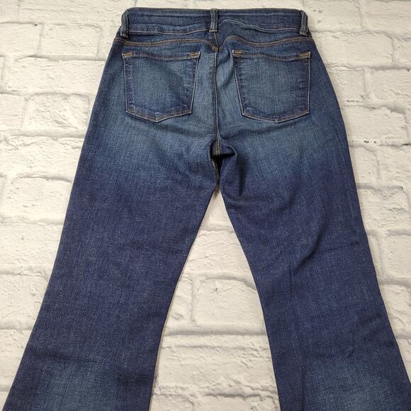 J Brand Love Story Big Flare Jeans Dark Trouble Wash Stretch size 26 - Picture 3 of 14